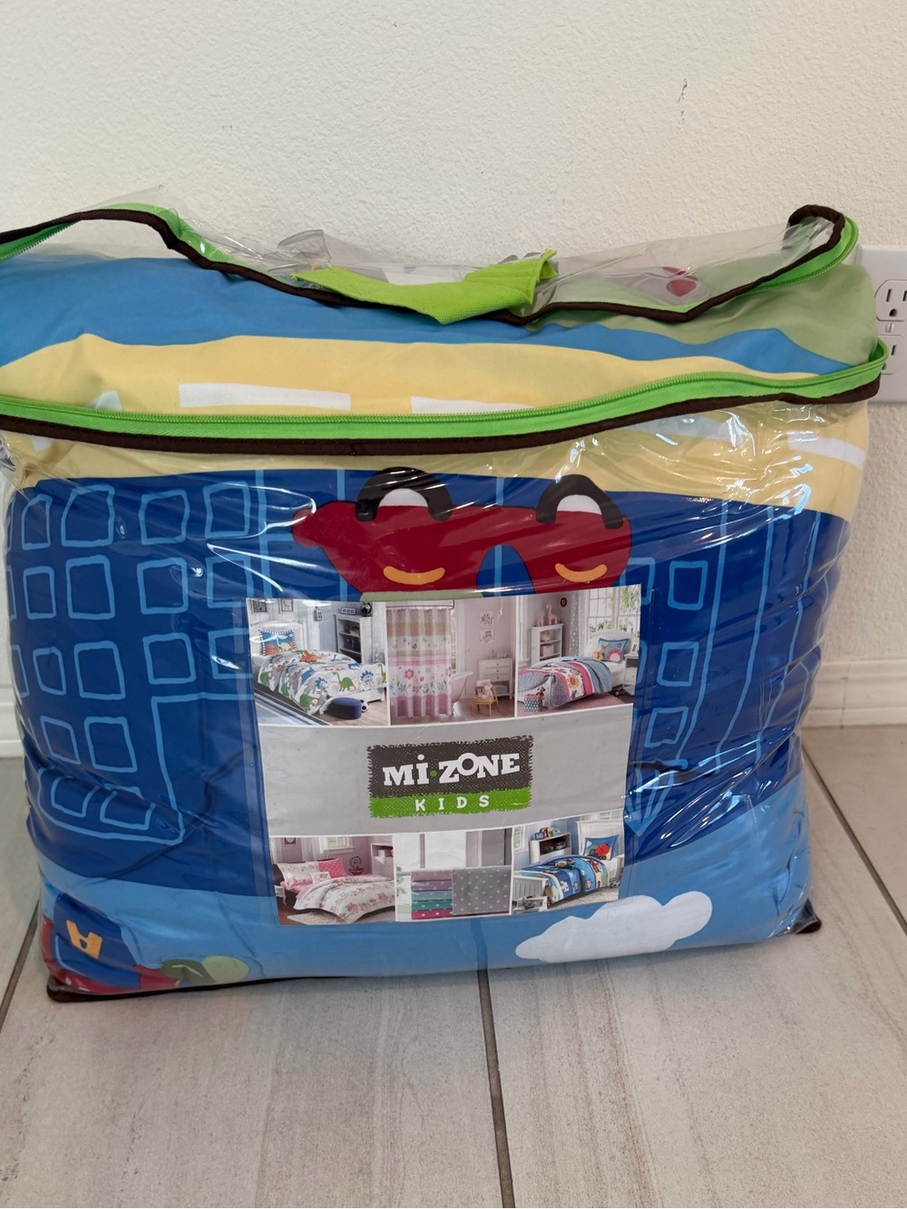 Mi Zone Kids Blue & Green Bedding Set - Kids Comforter